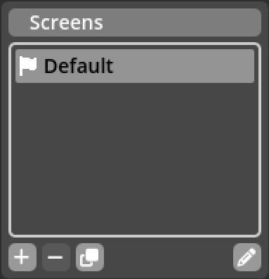 Screens List