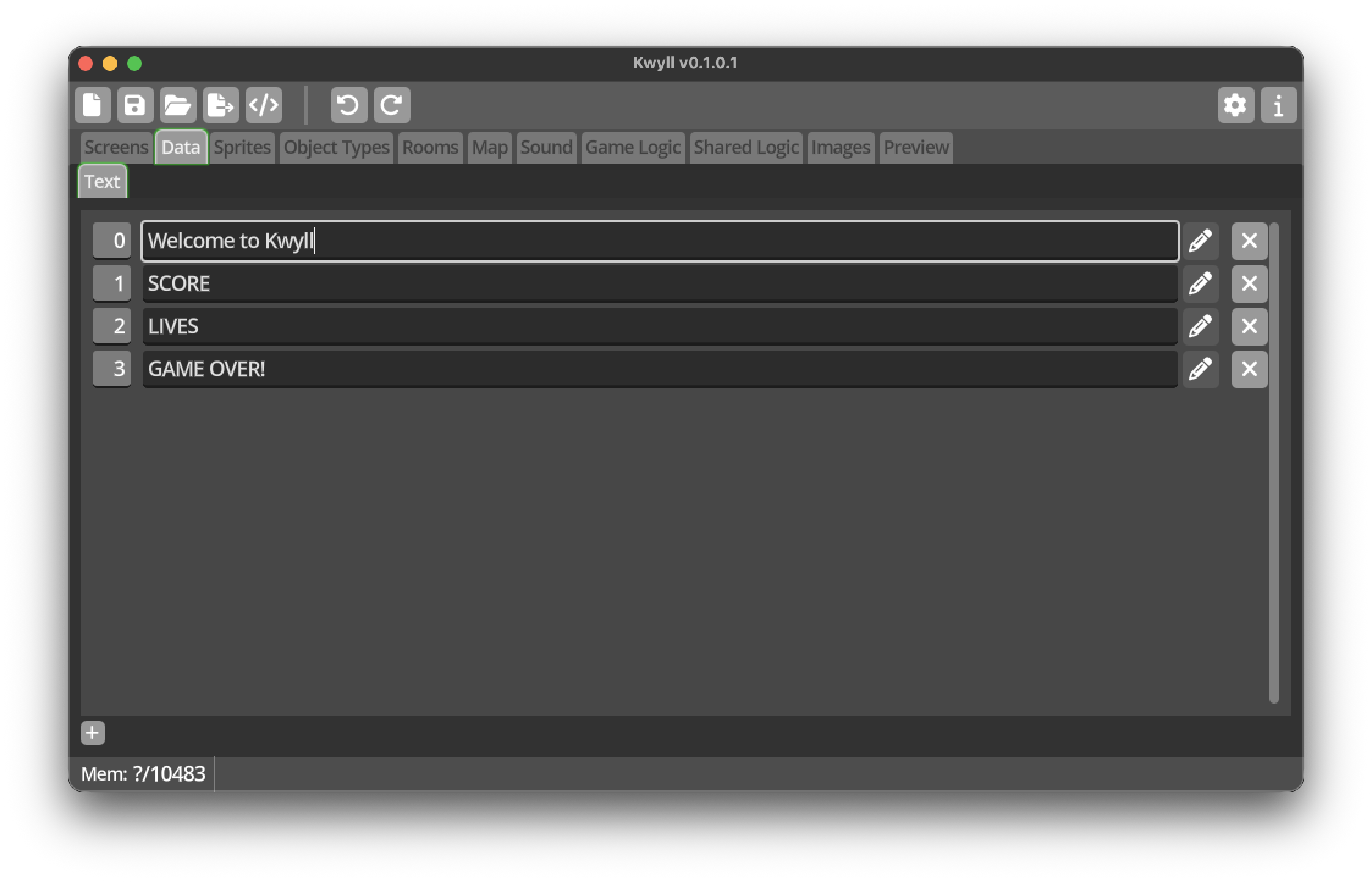 Data Editor