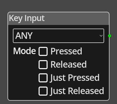 Key Input Node