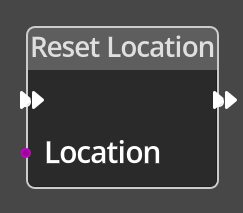 Reset Location Node