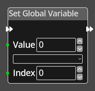 Set Global Variable Node