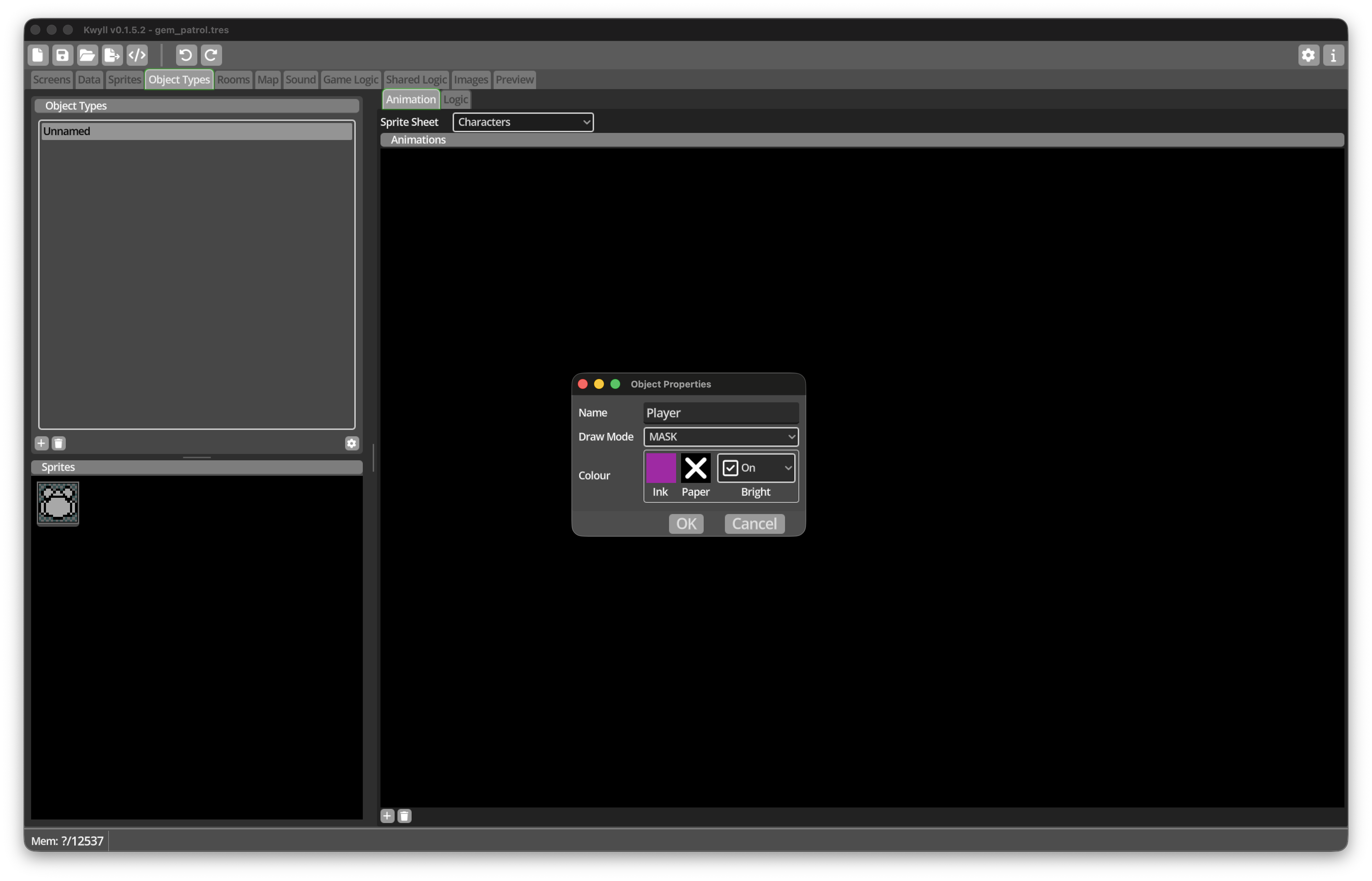 Player Object Properties